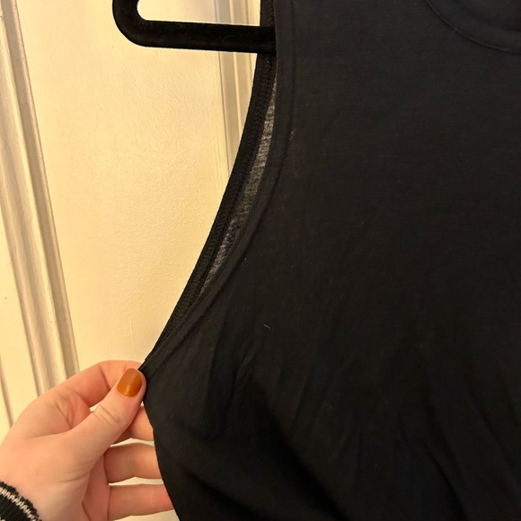 La senza black shirt crop top size xl - Picture 5 of 9